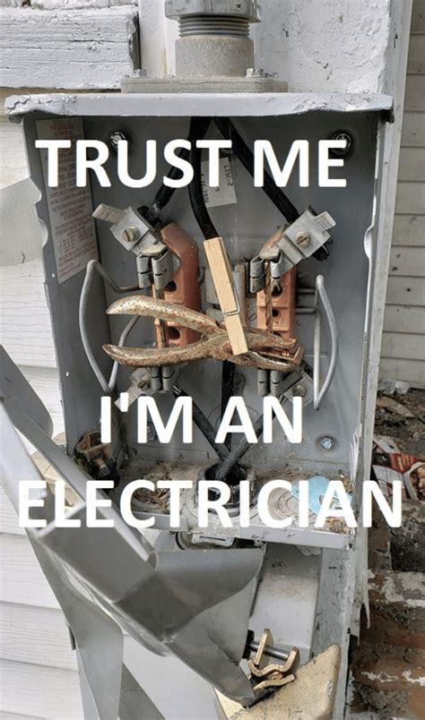 electric box meme|best electrician memes.